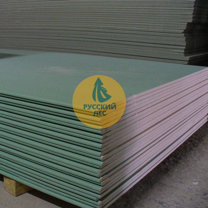 Гипсокартон Knauf Влагостойкий 9,5мм