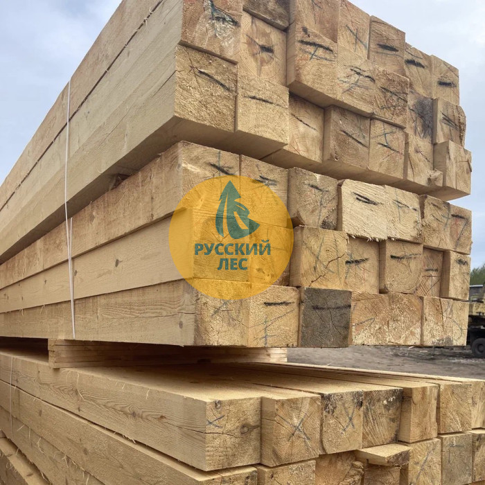 Брус обрезной ГОСТ и ТУ 200 х 200 х 6000