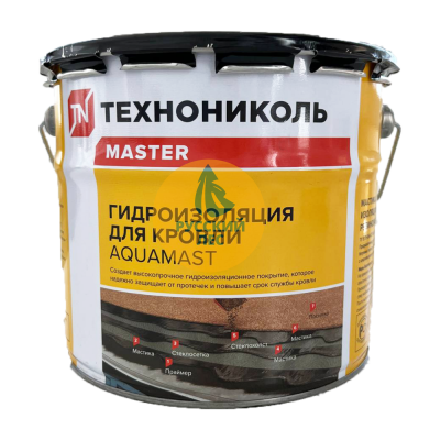 Мастика  битумная- резиновая для кровли Аквамаст &quot;Технониколь&quot; (18кг)
