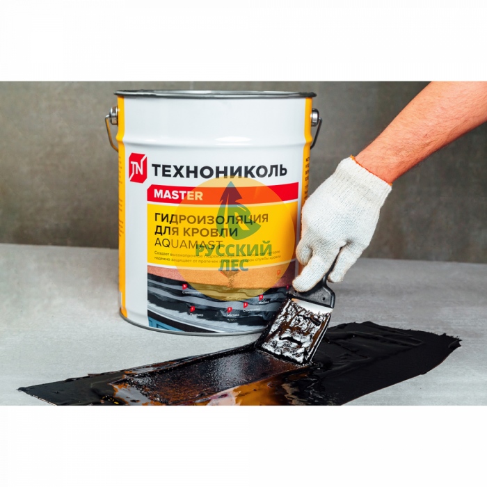 Мастика  битумная- резиновая для кровли Аквамаст "Технониколь" (18кг)