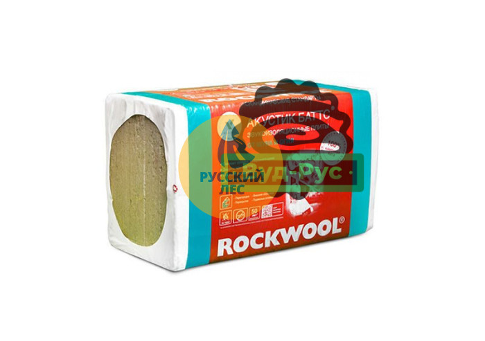 Звукопоглощающие плиты Rockwool Акустик Баттс 1000х600х50 мм