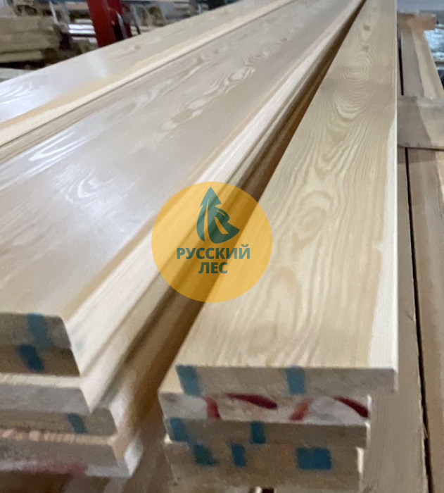 Планкен из лиственницы Прима 20мм x 90мм 