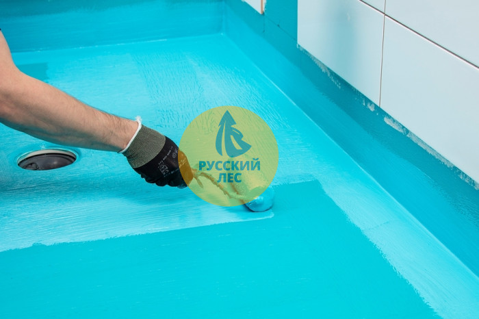 Обмазочная гидроизоляция Волма Контур голубая (5 кг)