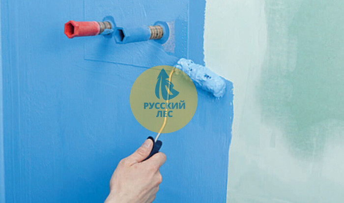 Обмазочная гидроизоляция Волма Контур голубая (5 кг)