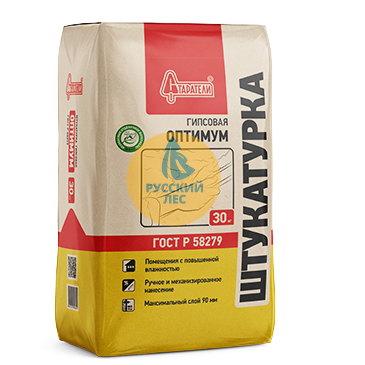 Штукатурка гипсовая СТАРАТЕЛИ Оптимум ручного и машинного нанесения (30кг)