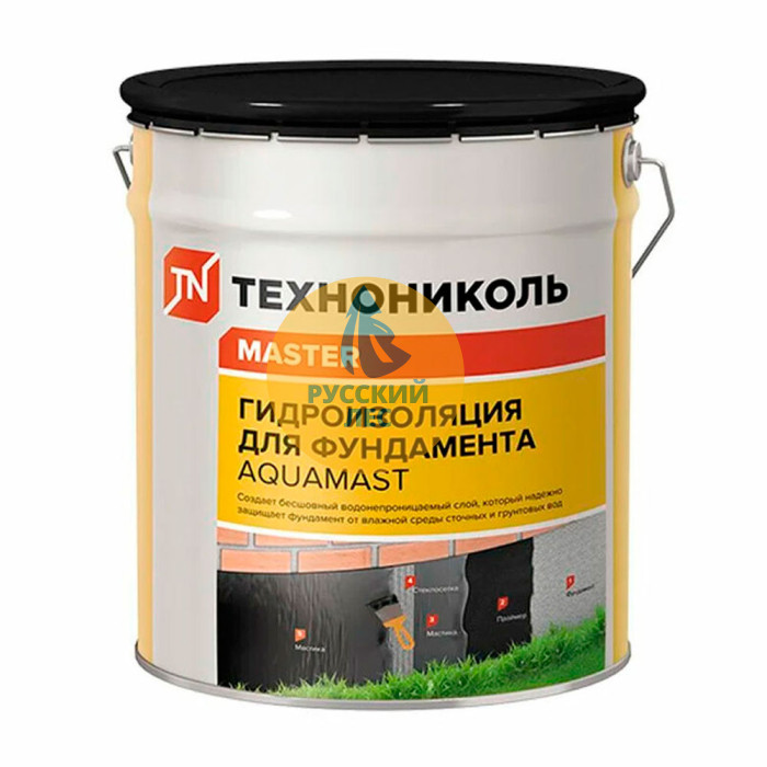 Мастика Аквамаст "Технониколь" (18кг), (AquaMast)