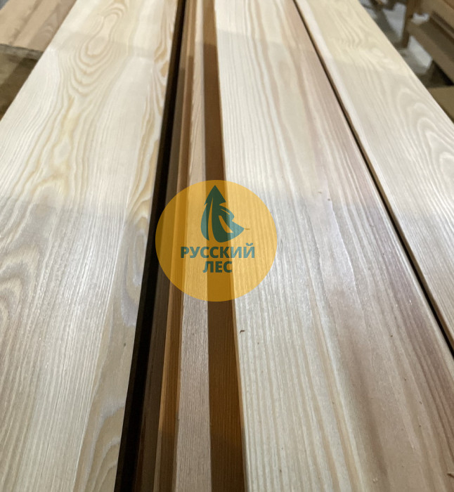 Скошенный планкен из лиственницы B 20мм x 120мм  