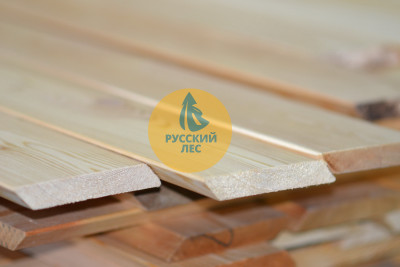 Скошенный планкен из лиственницы Прима 20мм x 90мм   