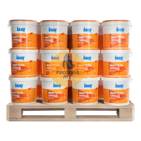 Грунтовка Кнауф Миттельгрунд 10кг 33шт/под