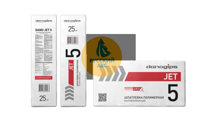 Выравнивающая полимерная шпатлевка DANO JET 5 (25 кг)