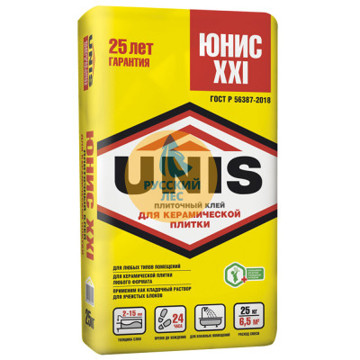 Юнис XXI смесь сухая клеевая (5кг)