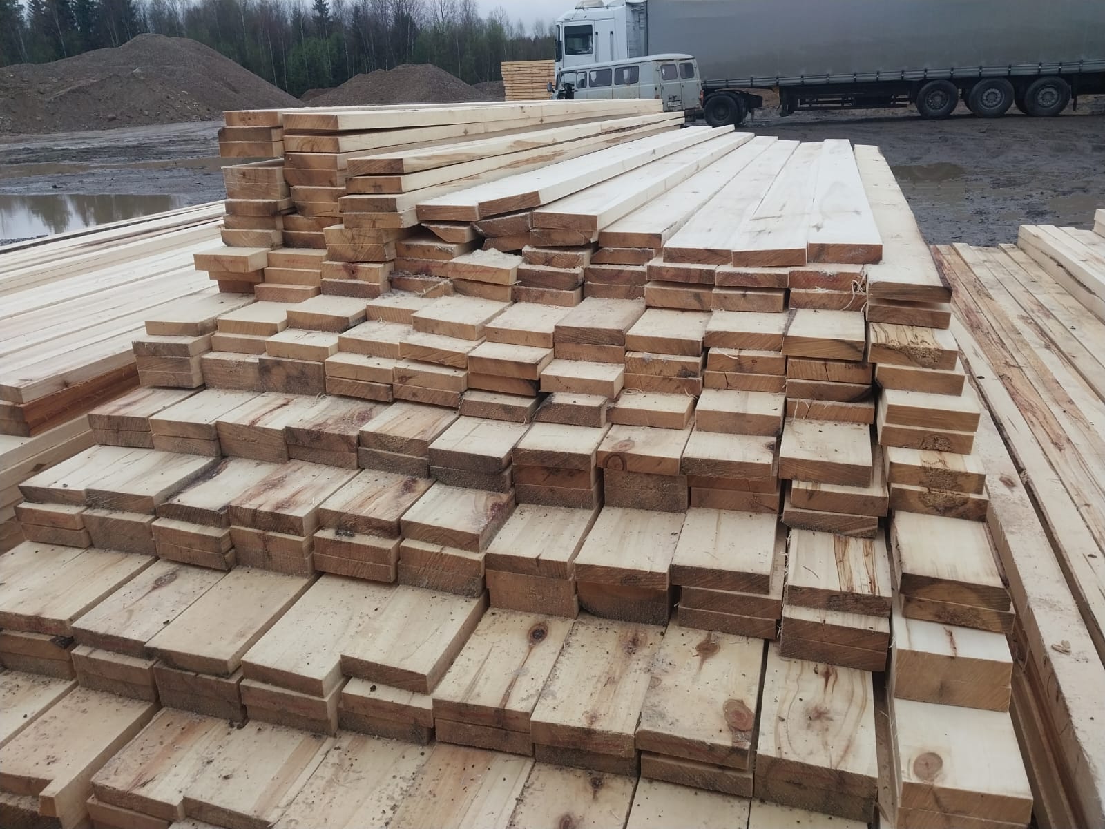 Доска осина обрезная 1 сорт